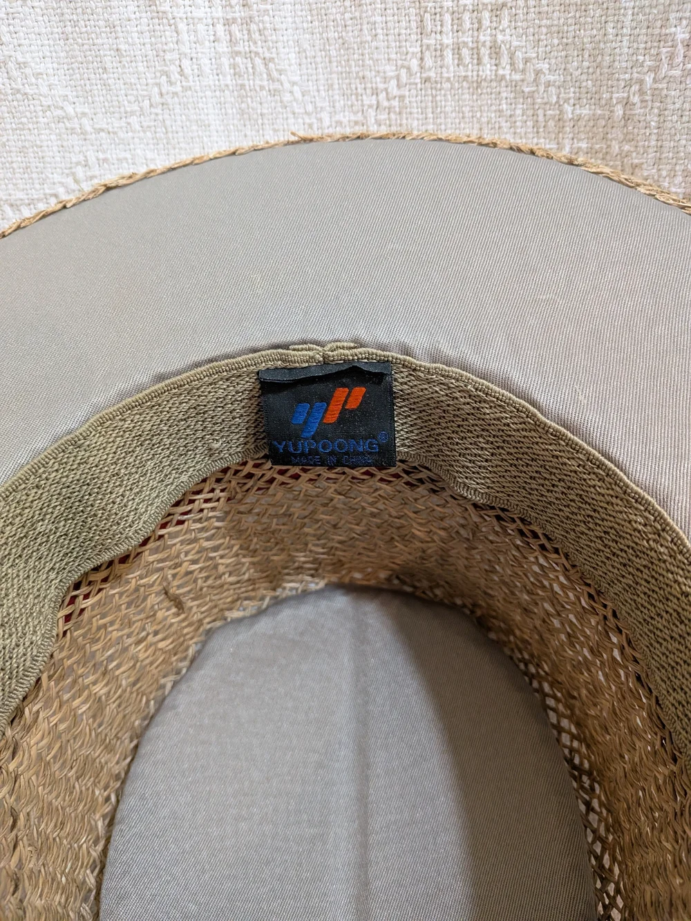 Straw Rancher Hat with Crimson Band and Alabama 'A' Logo
